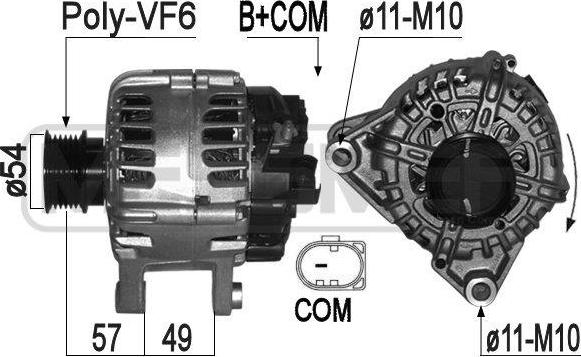 ERA 209317A - Alternator autospares.lv