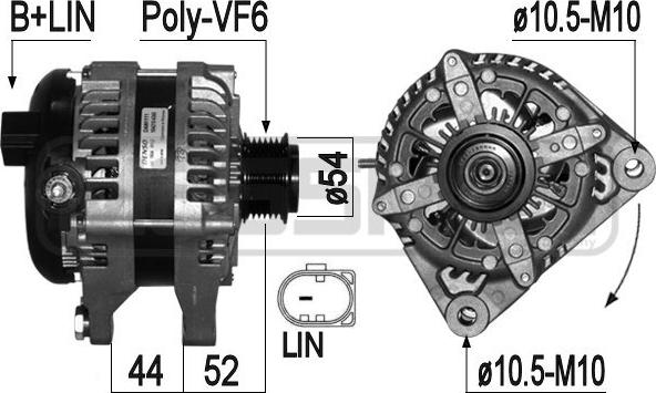 ERA 209324A - Alternator autospares.lv