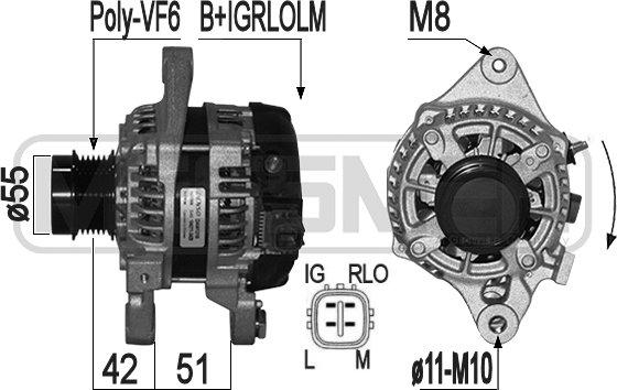 ERA 209299 - Alternator autospares.lv