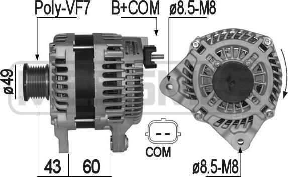 ERA 209295 - Alternator autospares.lv