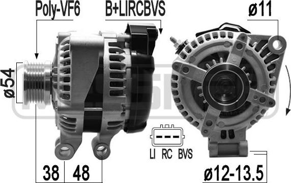 ERA 209291 - Alternator autospares.lv