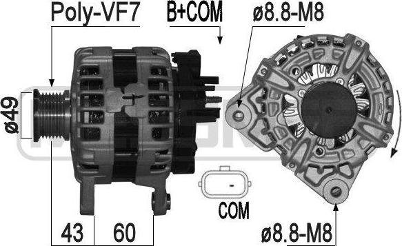 ERA 209292A - Alternator autospares.lv