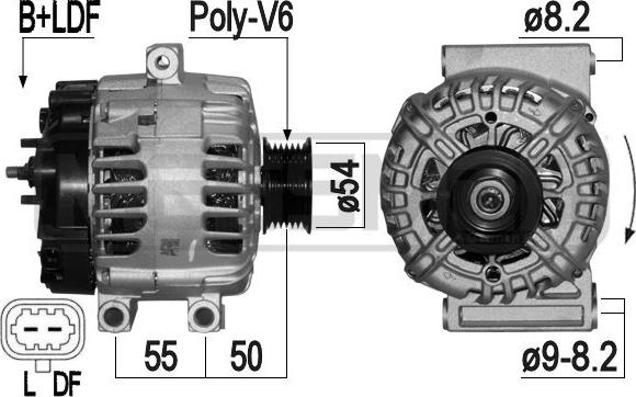 ERA 209243 - Alternator autospares.lv