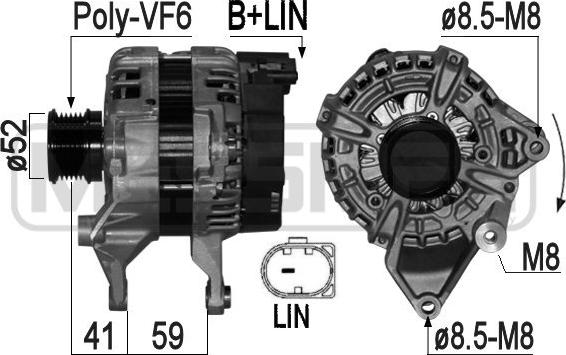 ERA 209258 - Alternator autospares.lv