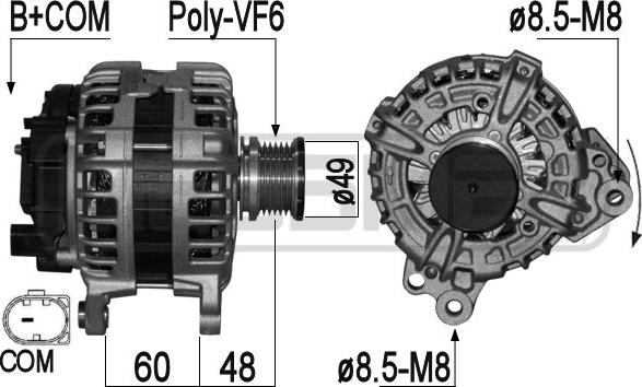 ERA 209252 - Alternator autospares.lv