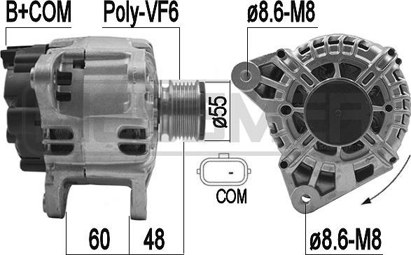 ERA 209265 - Alternator autospares.lv