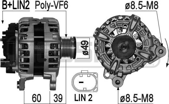 ERA 209260 - Alternator autospares.lv