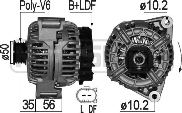 ERA 209214 - Alternator autospares.lv