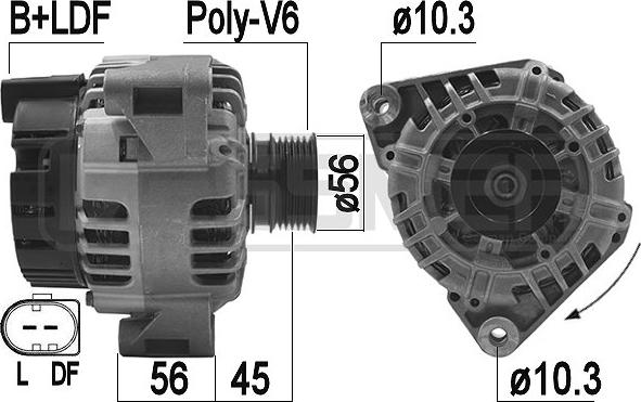 ERA 209213 - Alternator autospares.lv