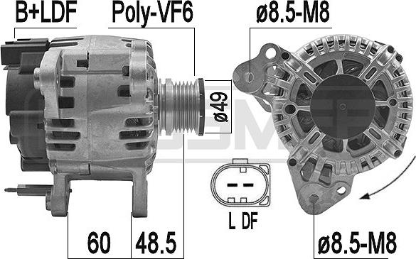 ERA 209217 - Alternator autospares.lv