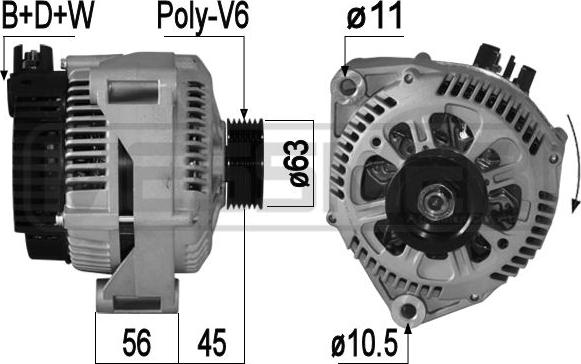 ERA 209281A - Alternator autospares.lv