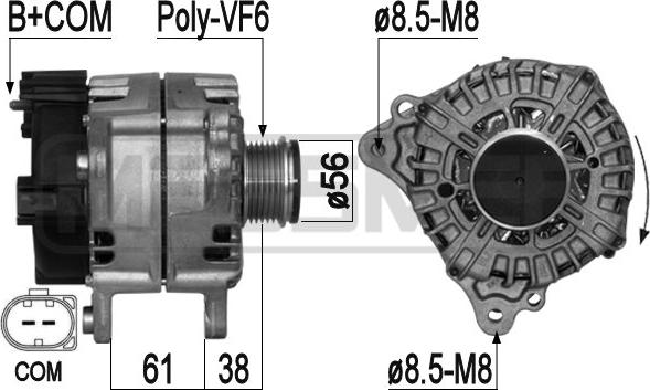 ERA 209283 - Alternator autospares.lv