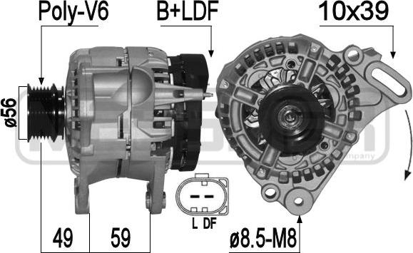 ERA 209282A - Alternator autospares.lv