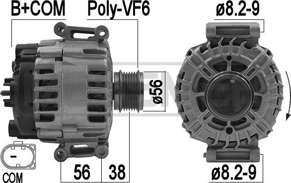 ERA 209235 - Alternator autospares.lv