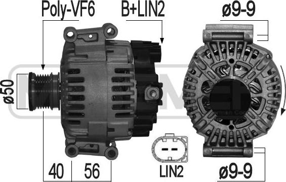 ERA 209231 - Alternator autospares.lv