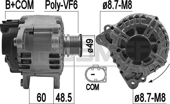 ERA 209232 - Alternator autospares.lv