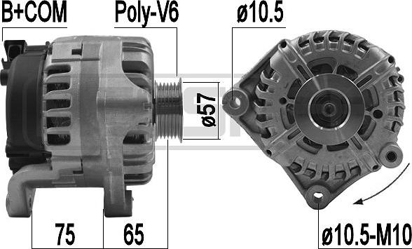 ERA 209237 - Alternator autospares.lv