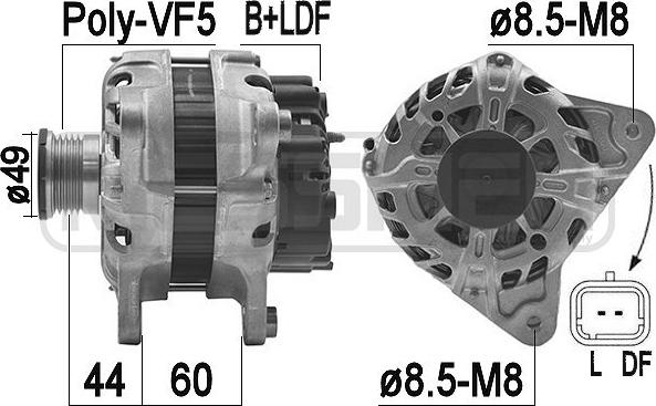 ERA 209222 - Alternator autospares.lv