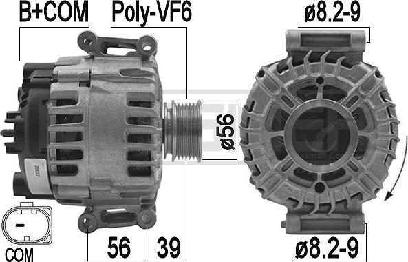 ERA 209227 - Alternator autospares.lv