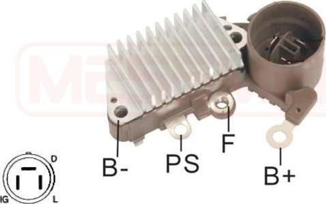 ERA 215919 - Voltage regulator, alternator autospares.lv