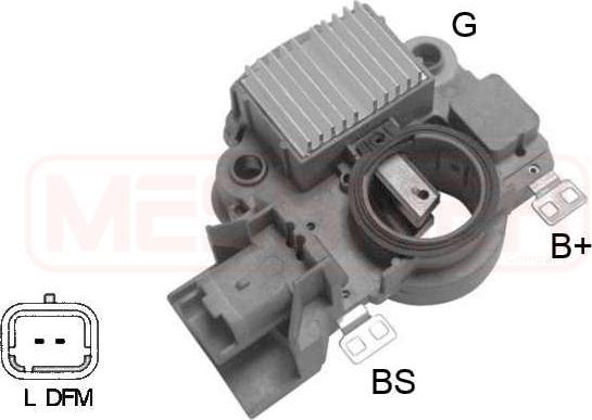 ERA 215556 - Voltage regulator, alternator autospares.lv