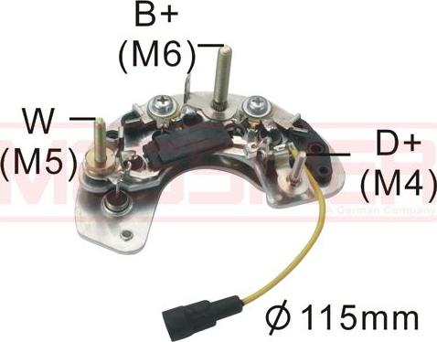 ERA 215504 - Rectifier, alternator autospares.lv