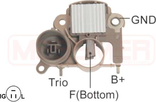 ERA 215531 - Voltage regulator, alternator autospares.lv