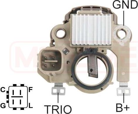 ERA 215572 - Voltage regulator, alternator autospares.lv