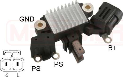 ERA 215396 - Voltage regulator, alternator autospares.lv