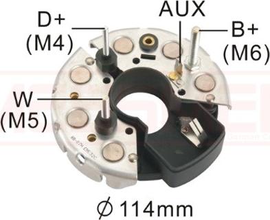 ERA 215322 - Rectifier, alternator autospares.lv