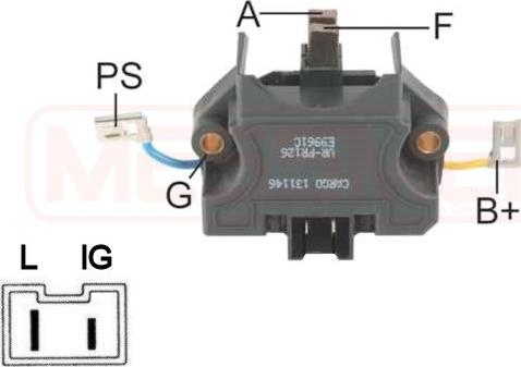 ERA 215735 - Voltage regulator, alternator autospares.lv