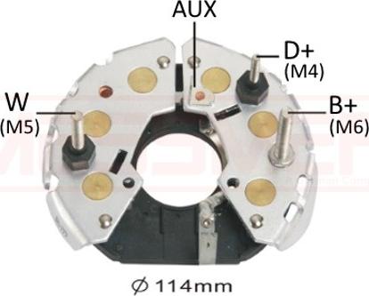 ERA 216052 - Rectifier, alternator autospares.lv