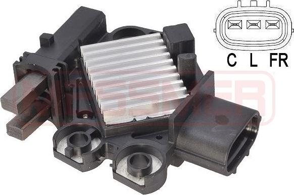 ERA 216344 - Voltage regulator, alternator autospares.lv