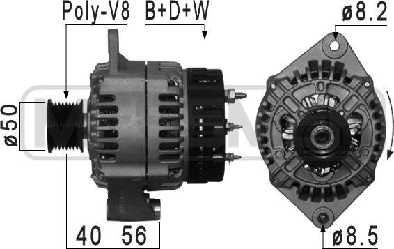 ERA 210991A - Alternator autospares.lv