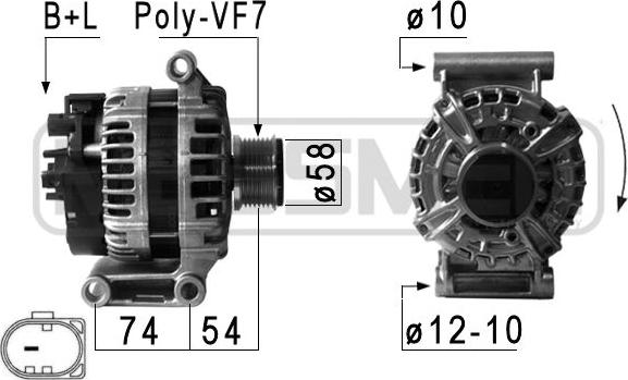 ERA 210949A - Alternator autospares.lv