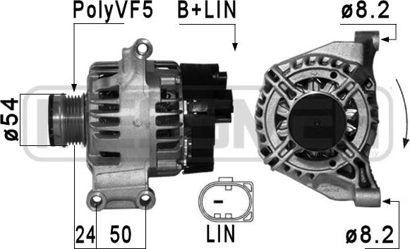 ERA 210948 - Alternator autospares.lv