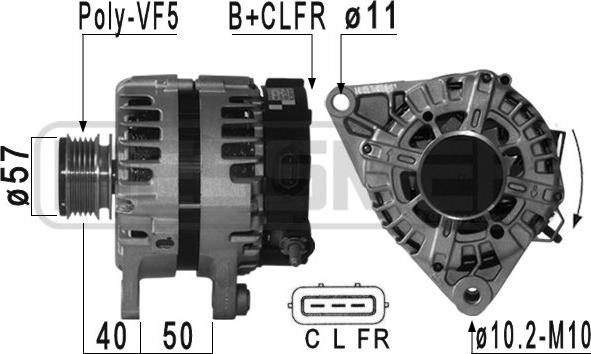 ERA 210942A - Alternator autospares.lv