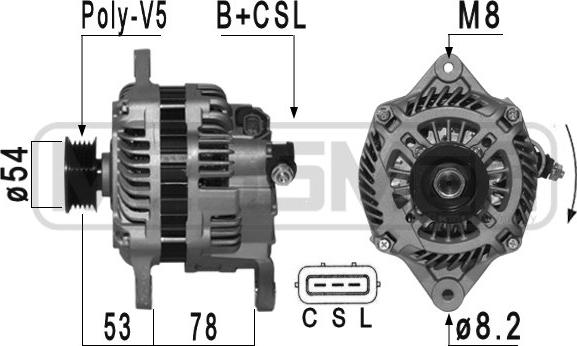 ERA 210955A - Alternator autospares.lv