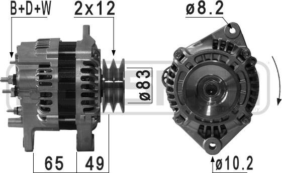 ERA 210904 - Alternator autospares.lv