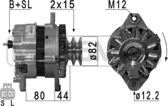 ERA 210908 - Alternator autospares.lv