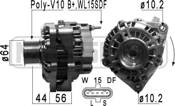 ERA 210910 - Alternator autospares.lv