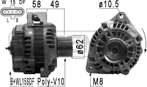 ERA 210918 - Alternator autospares.lv