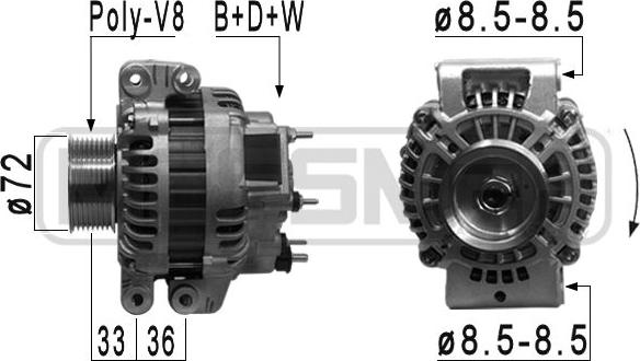 ERA 210912 - Alternator autospares.lv