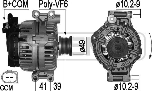 ERA 210985A - Alternator autospares.lv