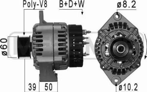 ERA 210987 - Alternator autospares.lv