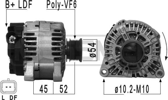 ERA 210931A - Alternator autospares.lv