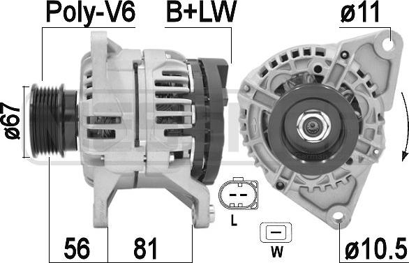 ERA 210933A - Alternator autospares.lv