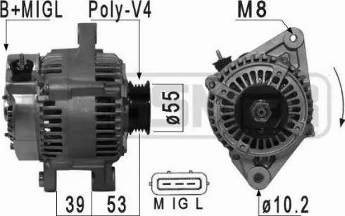 ERA 210932 - Alternator autospares.lv