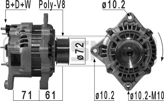 ERA 210925 - Alternator autospares.lv