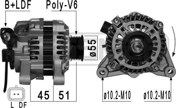 ERA 210926A - Alternator autospares.lv